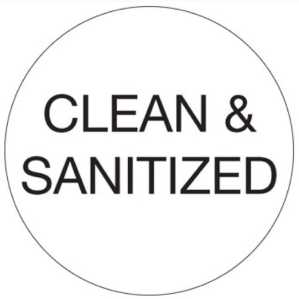 CLEAN AND SANITIZED!!!